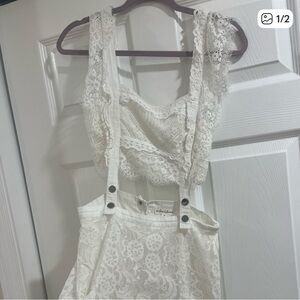 For Love And Lemons White Lace Dress